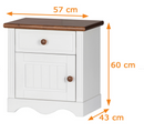 Princessa 13/A Bedside Cabinet
