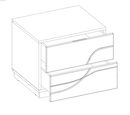 Wave WA-14 Bedside Cabinet