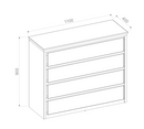 Baldo BL-07 Chest of Drawers
