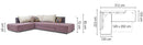 Split Corner Sofa Bed