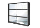 Togo 12 Sliding Door Wardrobe 230cm in Wellington Oak