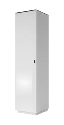 Togo 17 1 Door Wardrobe 50cm White Gloss