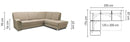 Toscana Corner Sofa Bed