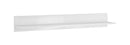 Tulsa 01 Wall Shelf 160cm in White Gloss