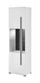 Tulsa 05 Display Cabinet in White Gloss