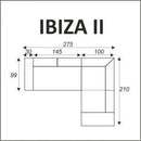 Ibiza 2 Corner Sofa Bed