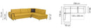 Vigo Corner Sofa Bed