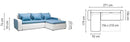 Viva Corner Sofa Bed