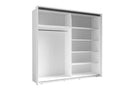 Wela Sliding Door Wardrobe in White 224cm