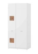 Wood 70 - 2 Door Wardrobe in White