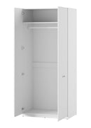 Wood 70 - 2 Door Wardrobe in White