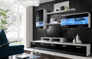 Logo Wall Unit in White and Black Gloss