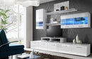 Logo Wall Unit in White Gloss