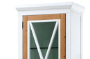 Avignon 2 Tall Door Display Cabinet - Left