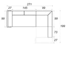 Bari 3 Corner Sofa Bed