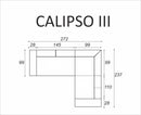 Calipso 3 Corner Sofa Bed