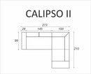 Calipso 2 Corner Sofa Bed