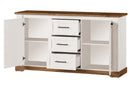 Country 45 Sideboard Cabinet in Oak Sterling and Andersen Pine