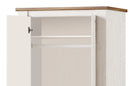 Country 70 - 2 Door Wardrobe in Oak Sterling and Andersen Pine
