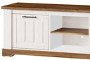 Country 25 TV Cabinet 163cm in Oak Sterling and Andersen Pine