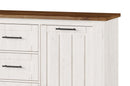 Country 45 Sideboard Cabinet in Oak Sterling and Andersen Pine