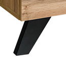 Thin Display Sideboard Cabinet in Wotan Oak