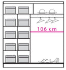 Dome DO2 Sliding Door Wardrobe