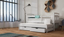 Wooden Bed Feliks Trundle and Storage