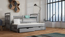 Wooden Bed Feliks Trundle and Storage