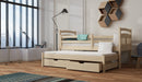 Wooden Bed Feliks Trundle and Storage