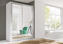 Vigo Sliding Door Wardrobe 150cm in White
