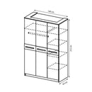 Cremona 3 Door Wardrobe 140cm