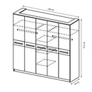 Cremona 5 Door Wardrobe 230cm
