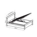 Manhattan Bed with Storage in 3 Sizes