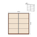 Wien 2 Sliding Door Wardrobe 250cm