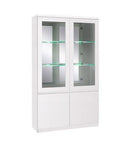 Fabio 01 Display Cabinet in White Gloss