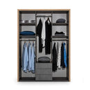 Multidecor 3 Door Mirrored Wardrobe 150cm