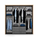 Multidecor 4 Door Mirrored Wardrobe 198cm