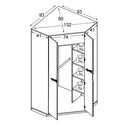 Happy 04 Corner Wardrobe