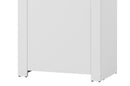 Ice 01 Tall Display Cabinet in White and Oak Sonoma