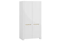 Ice 05 - 2 Door Wardrobe in White and Oak Sonoma