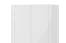 Ice 05 - 2 Door Wardrobe in White and Oak Sonoma