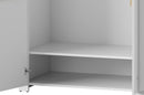 Ice 05 - 2 Door Wardrobe in White and Oak Sonoma