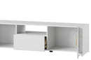 Ice 20 TV Cabinet 170cm in White and Oak Sonoma