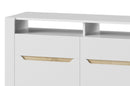 Ice 21 TV Cabinet 118cm in White and Oak Sonoma