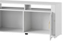 Ice 21 TV Cabinet 118cm in White and Oak Sonoma