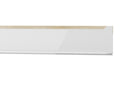 Ice 31 - Wall Shelf in White and Oak Sonoma - 170cm