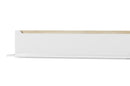 Ice 31 - Wall Shelf in White and Oak Sonoma - 170cm