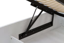 Italia 81/82 Bed with Storage in White 2 sizes