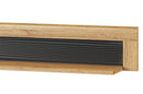 Kama 35 - 144cm wall Shelf in Camargue Oak